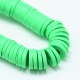 1 Strang Polyclay "Katsuki" Beads 6 mm - Med Spring Green