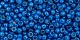 10 g TOHO Seed Beads 11/0 TR-11-PF585 - Permanent Finish - Galvanized Royal Blue (Ocean Blue) (A,C,D)