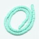 1 Strang Polyclay "Katsuki" Beads 6 mm - Pale Tuquoise