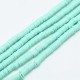1 Strang Polyclay "Katsuki" Beads 6 mm - Pale Tuquoise