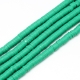 1 Strang Polyclay "Katsuki" Beads 6 mm - Lt Sea Green