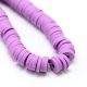 1 Strang Polyclay "Katsuki" Beads 6 mm - Orchid