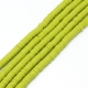 1 Strang Polyclay "Katsuki" Beads 6 mm - Olivine