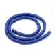 1 Strang Polyclay "Katsuki" Beads 6 mm - Med Blue