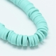 1 Strang Polyclay "Katsuki" Beads 6 mm - Aqua