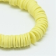1 Strang Polyclay "Katsuki" Beads 6 mm - Champagne Yellow