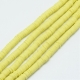1 Strang Polyclay "Katsuki" Beads 6 mm - Champagne Yellow
