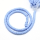1 Strang Polyclay "Katsuki" Beads 6 mm - Cornflower Blue