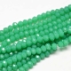 145 facetierte Rondelle 3*4mm Med Mint Green