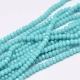 145 facetierte Rondelle 2*3mm Pale Turquoise