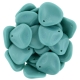 #17.00 25 Stck. Rose Petals 14*13mm - Persian Turquoise