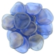 #20.05 25 Stck. Rose Petals 14*13mm - Halo - Ultramarine