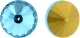 1 Glas-Rivoli Ø 12 mm - Aquamarine