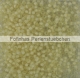 10 g TOHO Seed Beads 11/0 TR-11-0972 - Inside Color Frosted Crystal/Cream Lined (E)