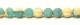 25 Stück Perlen Melone - Ø 6mm Opaque Beige/Opaque Green Turquoise