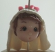 1 Stück Polyclay "Kopf" Beads 22 mm - Braut