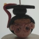 1 Stück Polyclay "Kopf" Beads 22 mm - Student