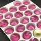 1 Glas-Rivoli 10 mm - "New Mocha" - pink