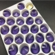 1 Glas-Rivoli 12 mm - "New Mocha" - amethyst