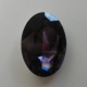1 Glas-Oval Ø 30x20x8 mm - deep purple