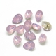 1 Resin Tear Stone, 13x18 mm - Rose Opal