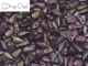 #01.03.02 - 25 Stück DropDuo Beads 3x6 mm - Crystal Capri Rose Full Matted