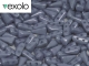 #01.04 - 25 Stück Vexolo Beads 5x8 mm - Alabaster Baby Blue Luster