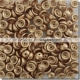 #00.03 - 50 Stück Teacup Beads 2x4 mm - Aztec Gold