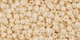 10 g TOHO Seed Beads 11/0 TR-11-0123 - Opak-Lustered Lt Beige (C)