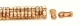 #00.00 - 50 Stück Link Beads 3x10 mm - Crystal Celsian
