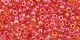 10 g TOHO Seed Beads 11/0 TR-11-0241 - Inside-Color Rainbow Lt Topaz/Mauve Lined (E)
