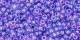 10 g TOHO Seed Beads 11/0 TR-11-0252 - Inside-Color Aqua/Purple Lined (E)