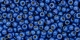 10 g TOHO Seed Beads 11/0 TR-11-PF586 F - Permanent Finish - Matte Galvanized Cobalt Blue (Denim) (A,C,D)