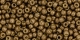 10 g TOHO Seed Beads 11/0 TR-11-PF594 F - Permanent Finish - Matte Galvanized Medal Bronze (A,C,D)
