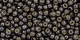 10 g TOHO Seed Beads 11/0 TR-11-PF595 F - Permanent Finish - Matte Galvanized Pyrite (Cool Gray) (A,C,D)