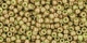 10 g TOHO Seed Beads 11/0 TR-11-1209 - Marbled Opaque Avacado/Pink (C)