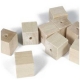 12 Stück Holzwürfel 10x10 mm gebohrt