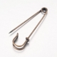 1 Stück Kilt-/Sicherheisnadel 70 mm aus Metall - antik bronze