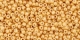 5g TOHO SeedBeads 15/0 TR-15-0123 D - Opaque-Lustered Dk Beige (C)