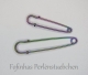 1 Stück Kilt-/Sicherheitsnadel 75x17 mm aus Metall - Rainbow