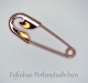 1 Stück Kilt-/Sicherheitsnadel 100x31 mm aus Metall - roségold-farben