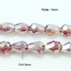 1 facetierter Tropfen 15x10 mm Dk Amethyst AB