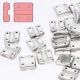 #01.04 - 25 Stück FIXER Beads 8x7 mm - Crystal Labrador Full