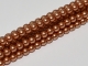 02010/70415 - 1 Strang Perlen Ø 2 mm rund - dk salmon pearl-coating