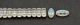 #01.00.01a - 25 Stück CALI Beads 3x8 mm - Crystal Full AB