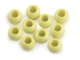2 Stück Großloch-AcrylPerlen 11x14mm - Limone