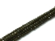 200 facetierte Rondelle 1,5*1mm Dk Khaki