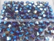 25 Stück - PRECIOSA-M.C. Bicone 4,0 mm - Siam 2AB