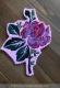 Stickdatei "Rose" 2 Farbvarianten