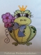 Stickdatei "Frosch #2"